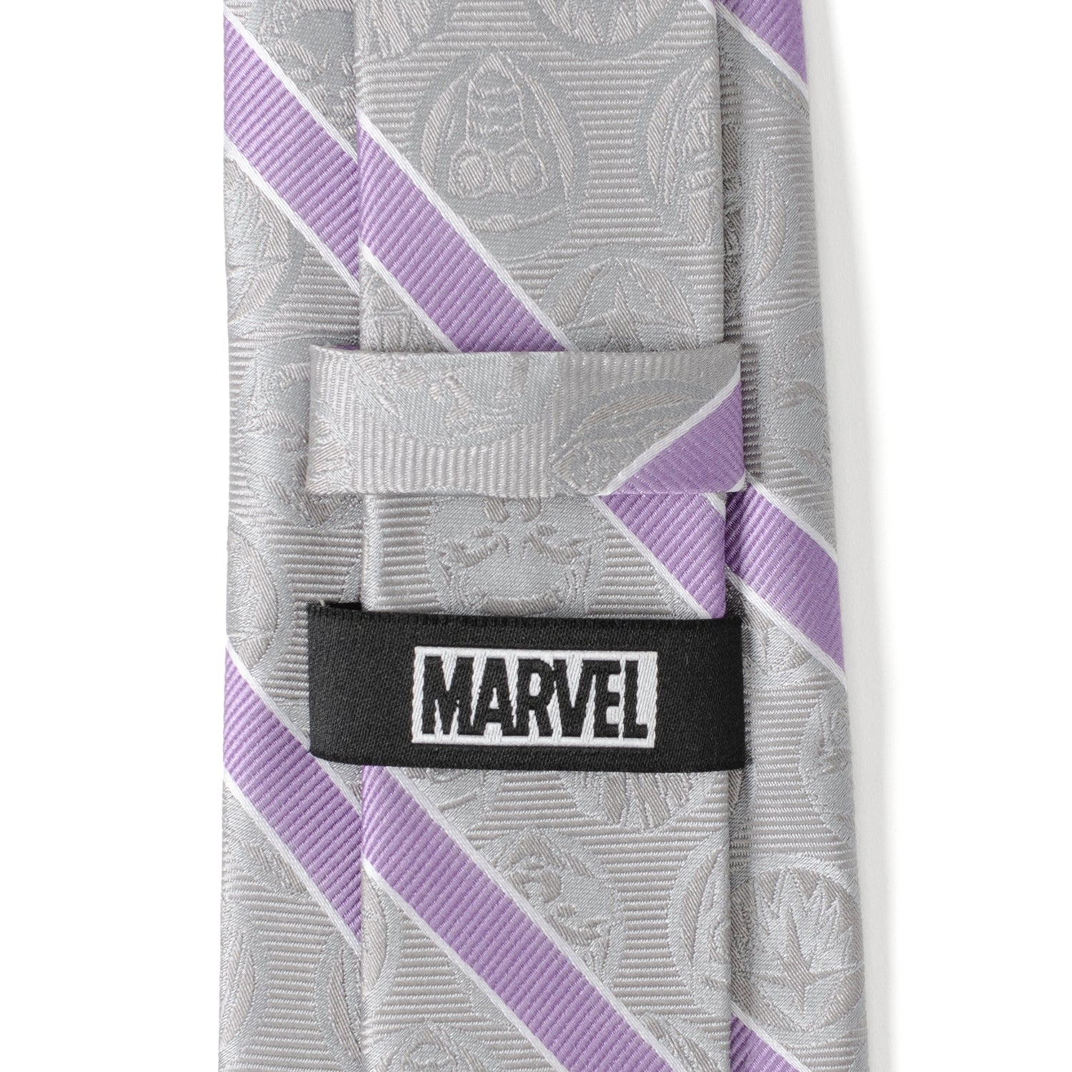 Marvel Guardians of the Galaxy Gray Stripe Tie by Cufflinks.com