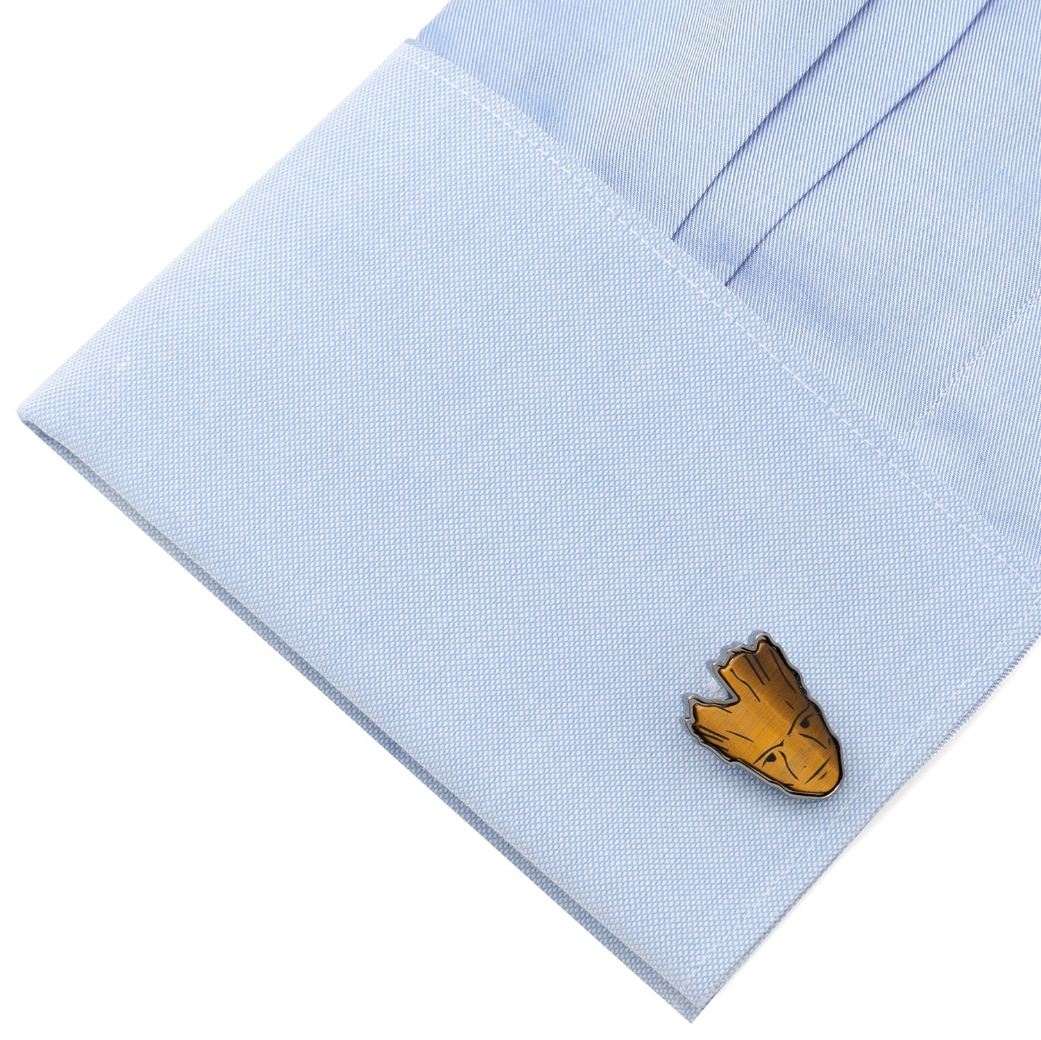 Marvel Guardians of the Galaxy Groot Tigers Eye Cufflinks by Cufflinks.com