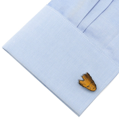 Marvel Guardians of the Galaxy Groot Tigers Eye Cufflinks by Cufflinks.com