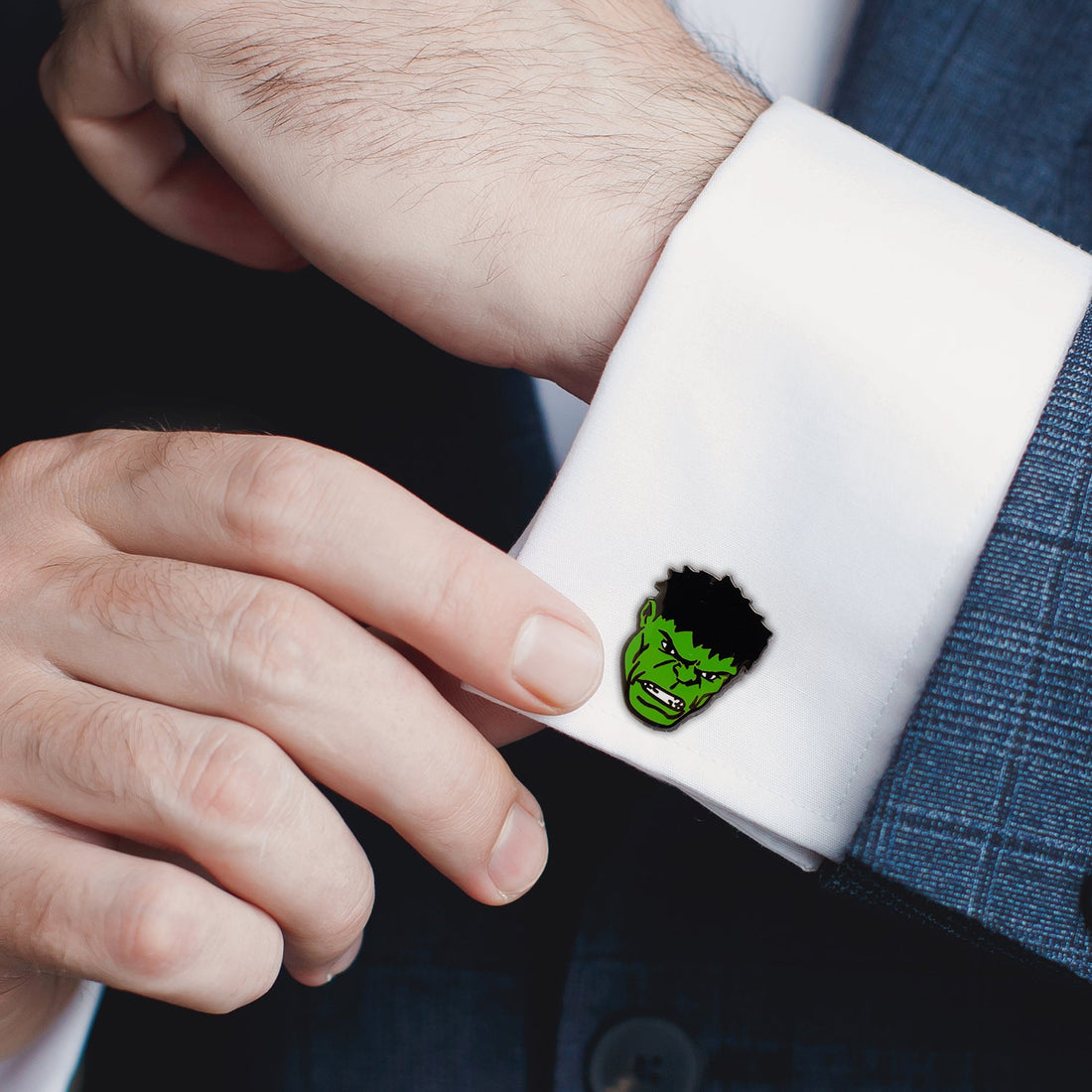 Marvel Hulk Comics Pair Cufflinks by Cufflinks.com