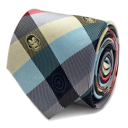 Marvel Comics Plaid Men&