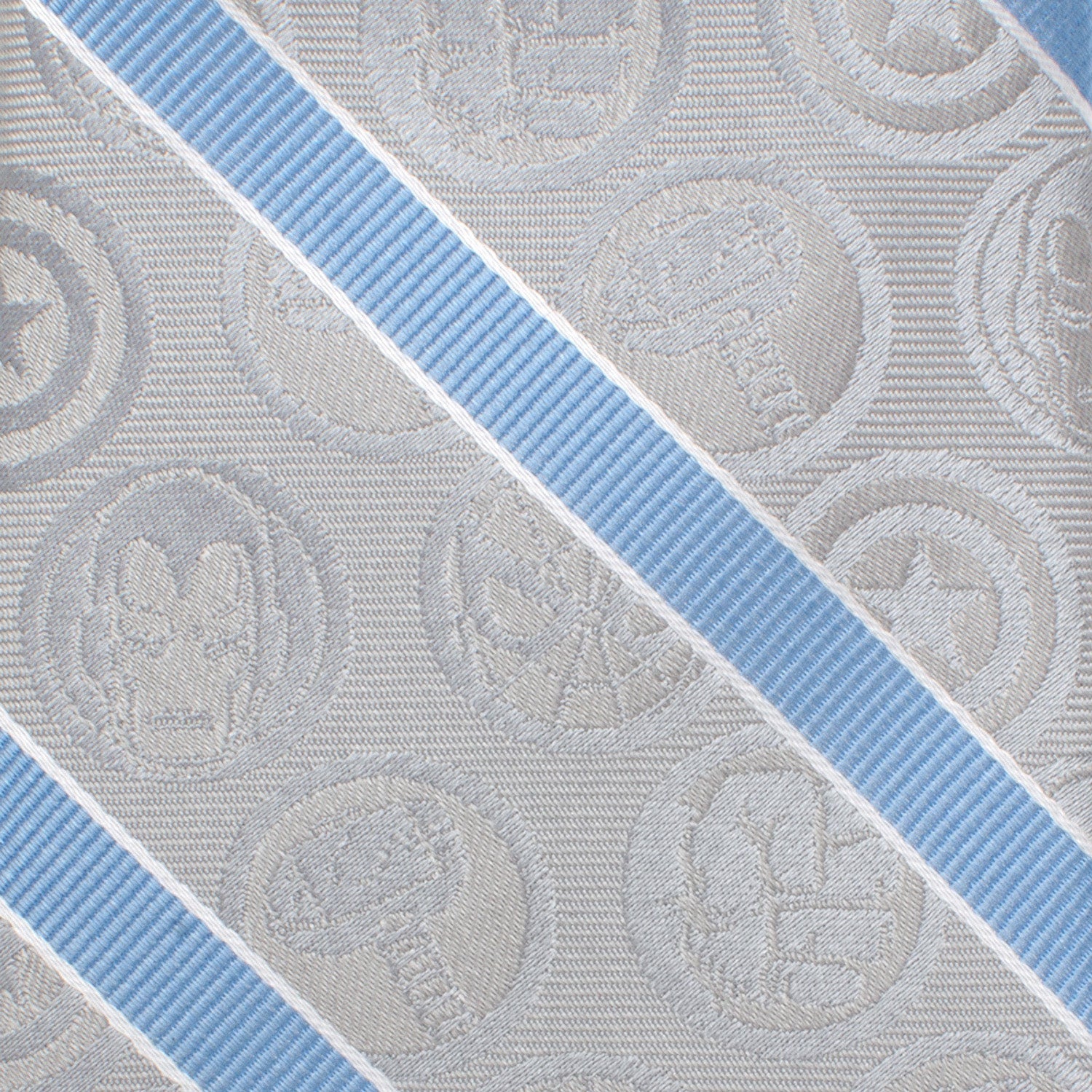 Marvel Comics Gray and Blue Stripe Men&