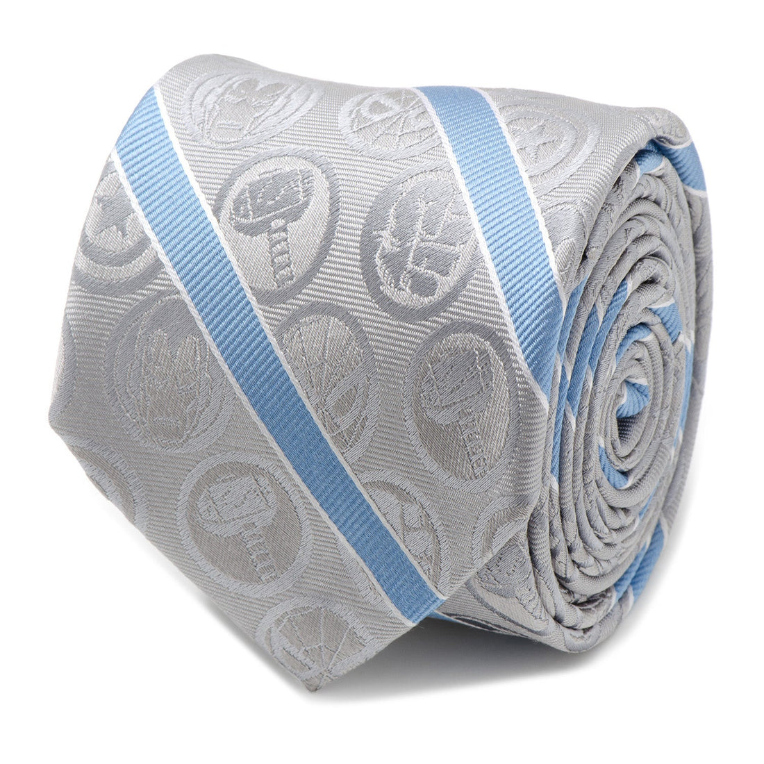 Marvel Comics Gray and Blue Stripe Men&