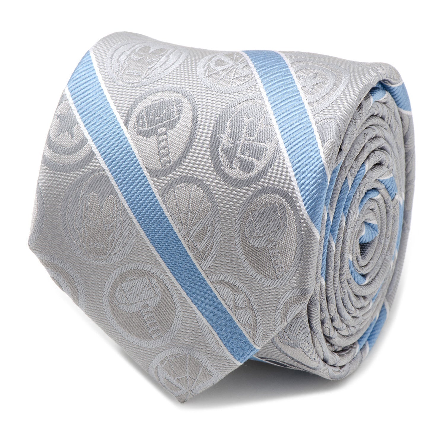 Marvel Comics Gray and Blue Stripe Men&