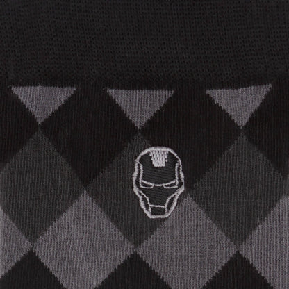 Marvel Iron Man Argyle Black Gift Set by Cufflinks.com