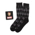Marvel Iron Man Argyle Black Gift Set by Cufflinks.com