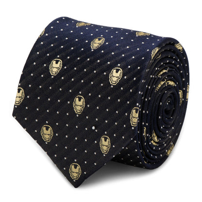 Marvel Iron Man Gray Dot Tie by Cufflinks.com