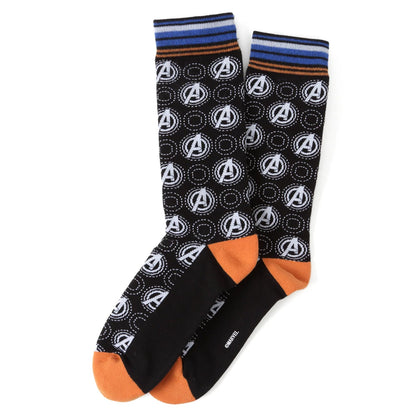 Marvel Argyle 3 Socks Pack and Lapel Pin Gift Set by Cufflinks.com