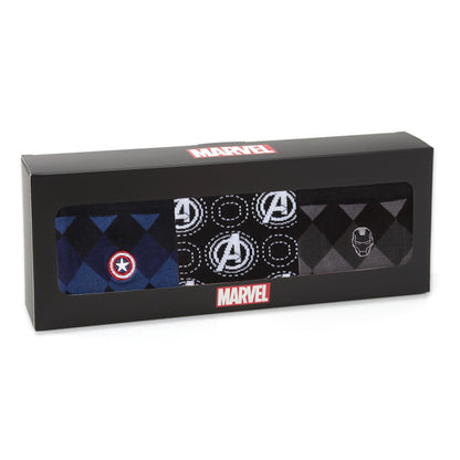 Marvel Argyle 3 Socks Pack and Lapel Pin Gift Set by Cufflinks.com