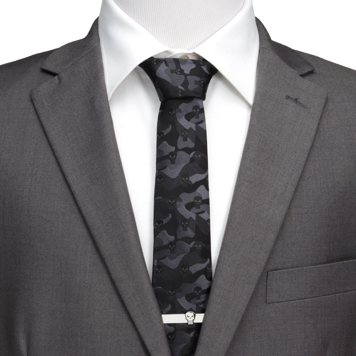 Marvel The Punisher Camo Black Silk Men&