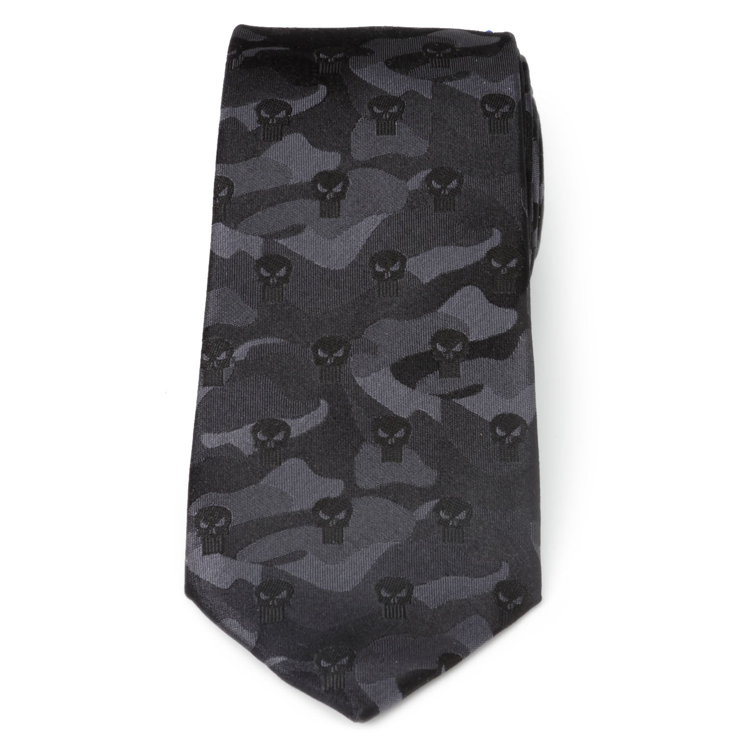 Marvel The Punisher Camo Black Silk Men&
