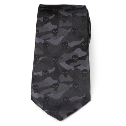 Marvel The Punisher Camo Black Silk Men&
