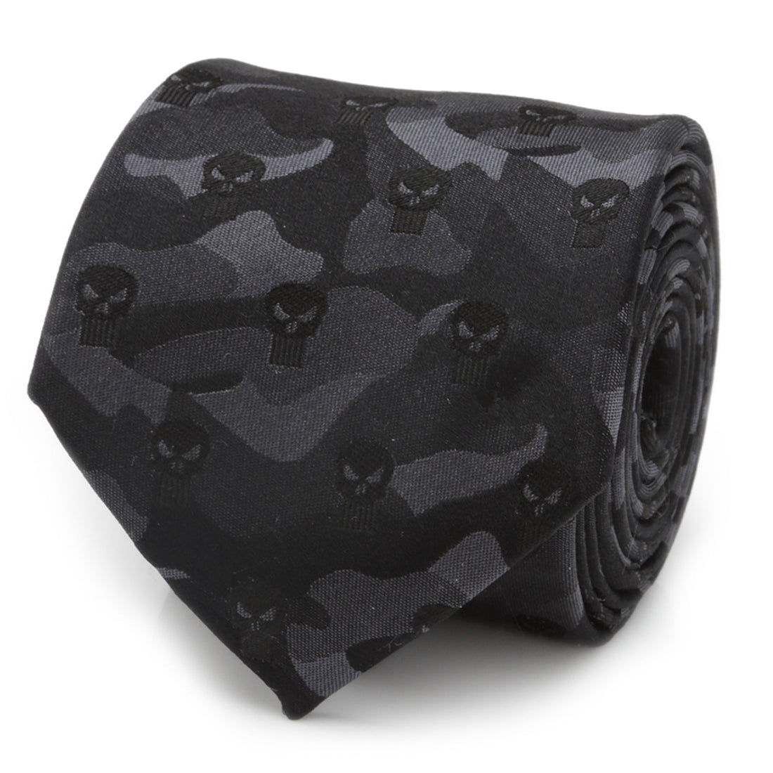 Marvel The Punisher Camo Black Silk Men&