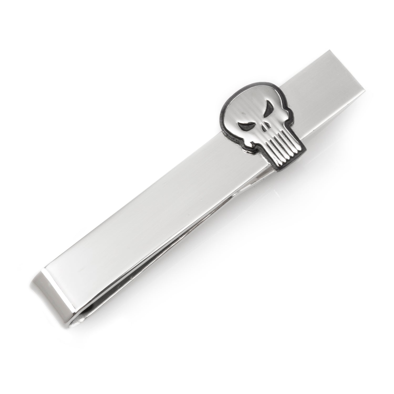 Marvel The Punisher Silver Tie Bar by Cufflinks.com