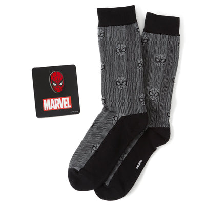 Marvel Spider-Man Herringbone Black Gift Set