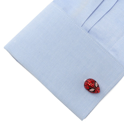 Marvel Spider-Man 3D Crystal Cufflinks by Cufflinks.com