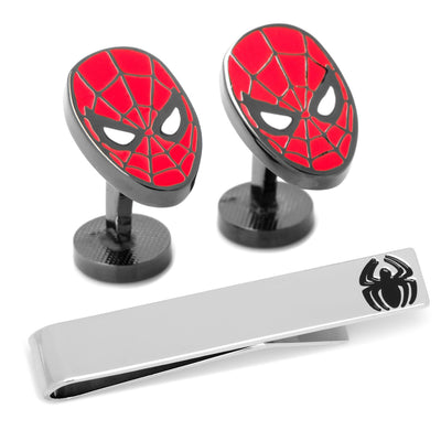Marvel Spider-Man Cufflinks and Tie Bar Gift Set