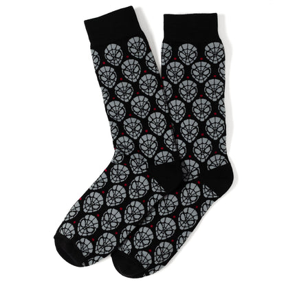 Marvel Spider-Man Dot 3 Pack Socks and Lapel Pin Gift Set by Cufflinks.com
