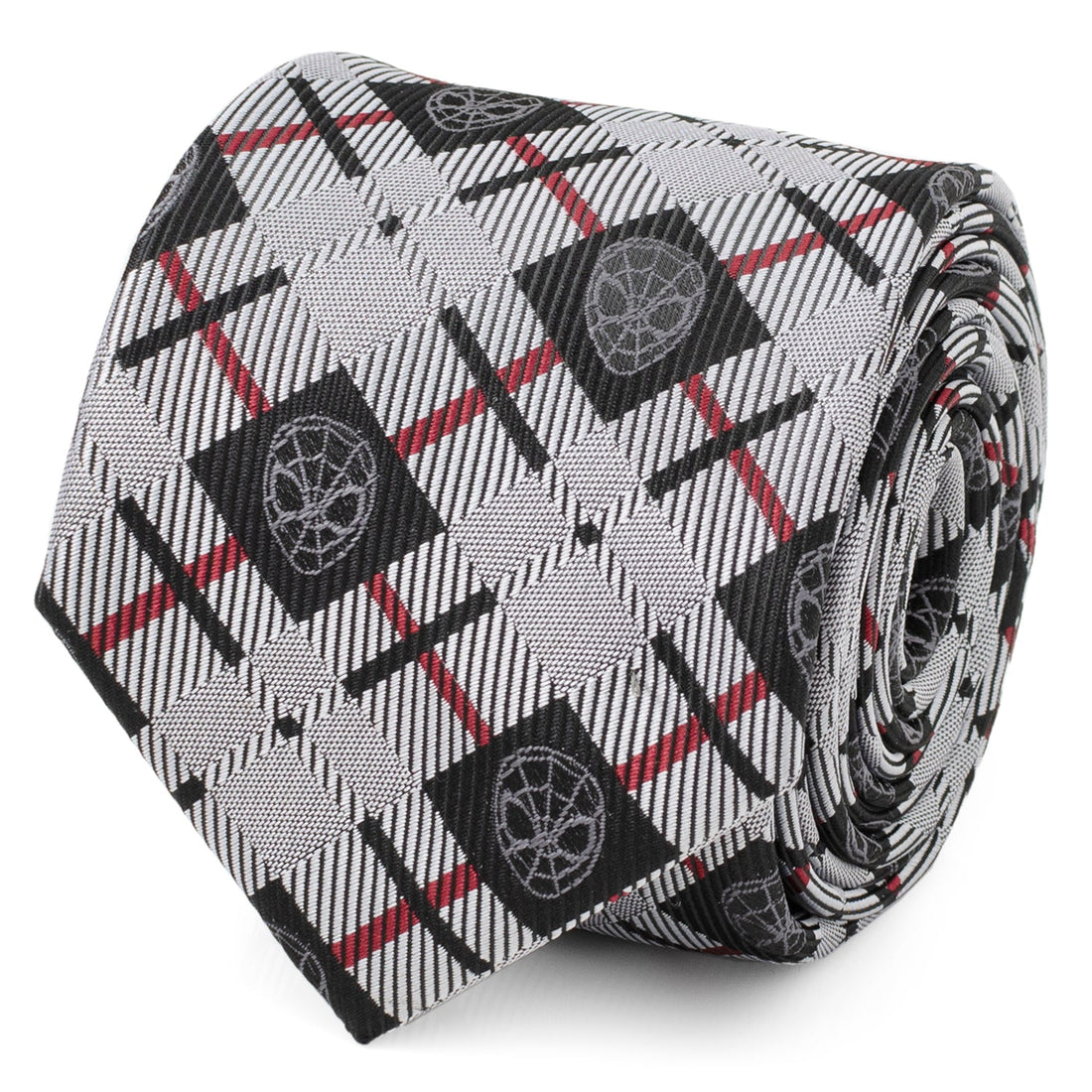 Marvel Spider-Man Plaid Black Men&