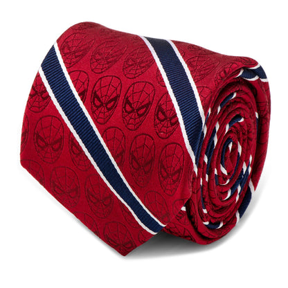 Marvel Spider-Man Red and Navy Stripe Men&