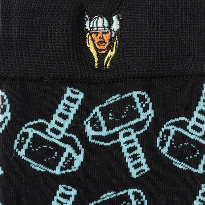 Marvel Thor Pattern Blue and Black Gift Set by Cufflinks.com
