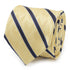Marvel X-Men Wolverine Yellow and Navy Stripe Silk Men&