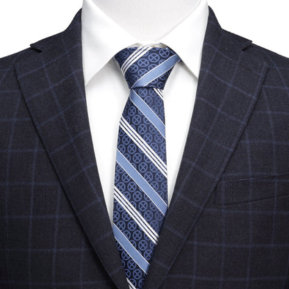 Marvel X-Men Symbol Navy Stripe Men&