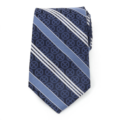 Marvel X-Men Symbol Navy Stripe Men&