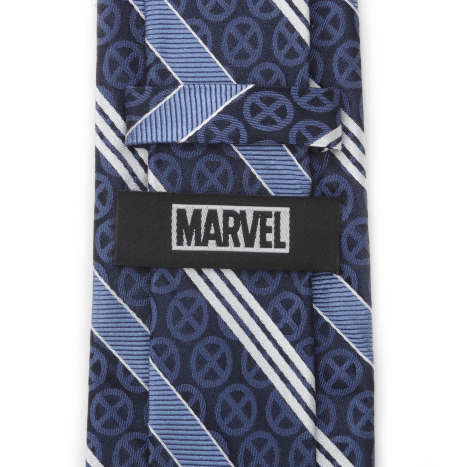 Marvel X-Men Symbol Navy Stripe Men&