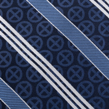 Marvel X-Men Symbol Navy Stripe Men&