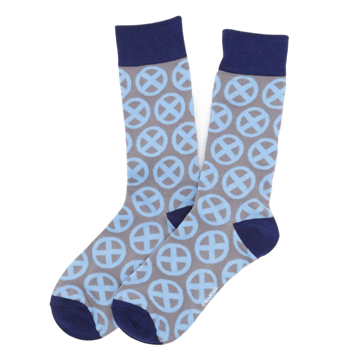 Marvel X-Men Socks 3 Pack with Lapel Pin Gift Set by Cufflinks.com