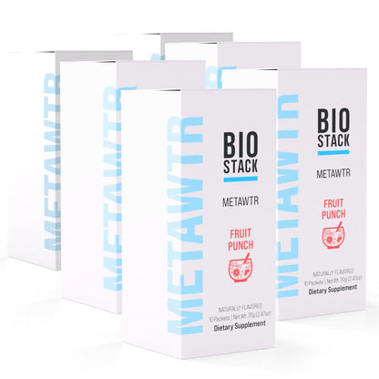 MetaWTR Hydration Fruit Punch - 10 Stick Pack by BioStack