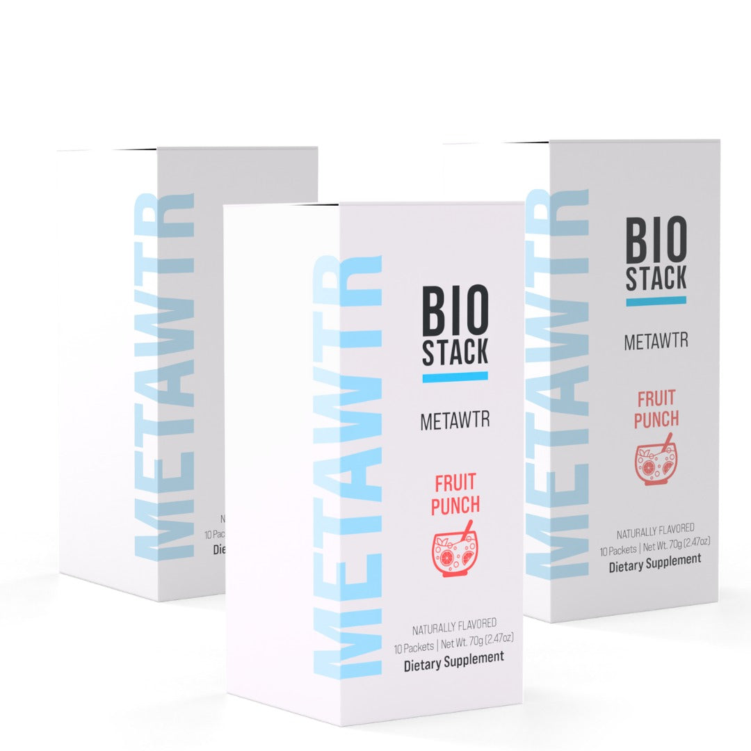 MetaWTR Hydration Fruit Punch - 10 Stick Pack by BioStack