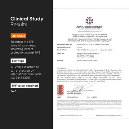 Minimalist SPF 50 PA ++++ Sunscreen With Multi-Vitamin