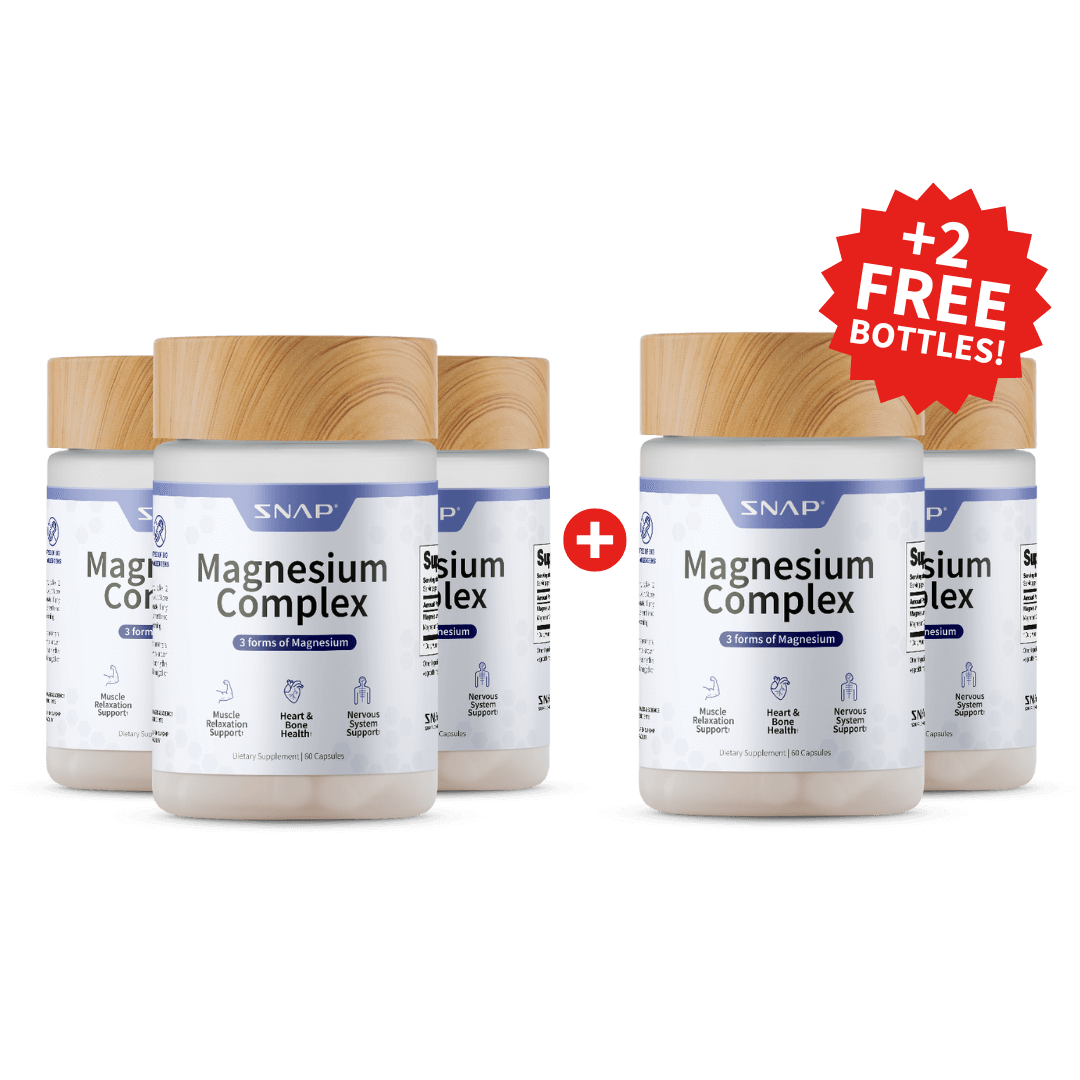 Magnesium Complex - Buy 3 Get 2 Free by Snap Supplements