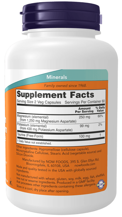 Magnesium And Potassium Aspartate by Country Life Natural Foods