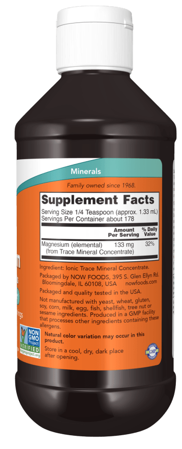Magnesium With Trace Minerals, Liquid by Country Life Natural Foods