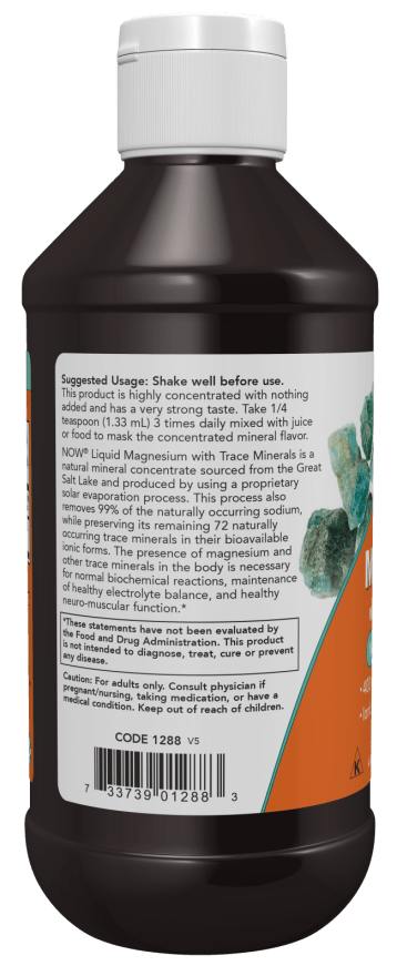 Magnesium With Trace Minerals, Liquid by Country Life Natural Foods