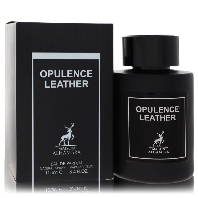 Maison Alhambra Opulence Leather by Maison Alhambra Eau De Parfum Spray 3.4 oz for Men 