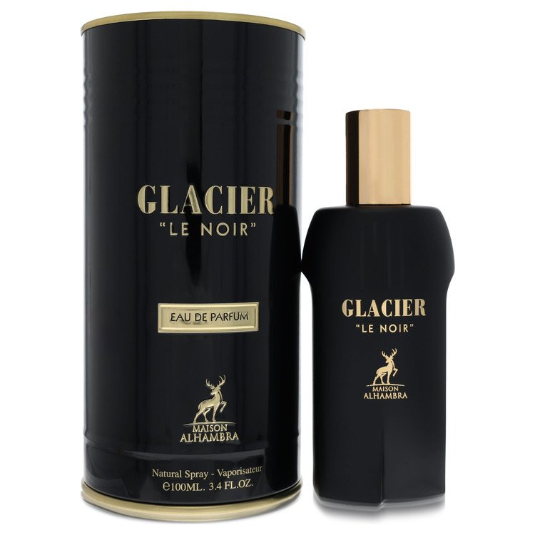 Maison Alhambra Glacier Le Noir by Maison Alhambra Eau De Parfum Spray 3.4 oz for Men 