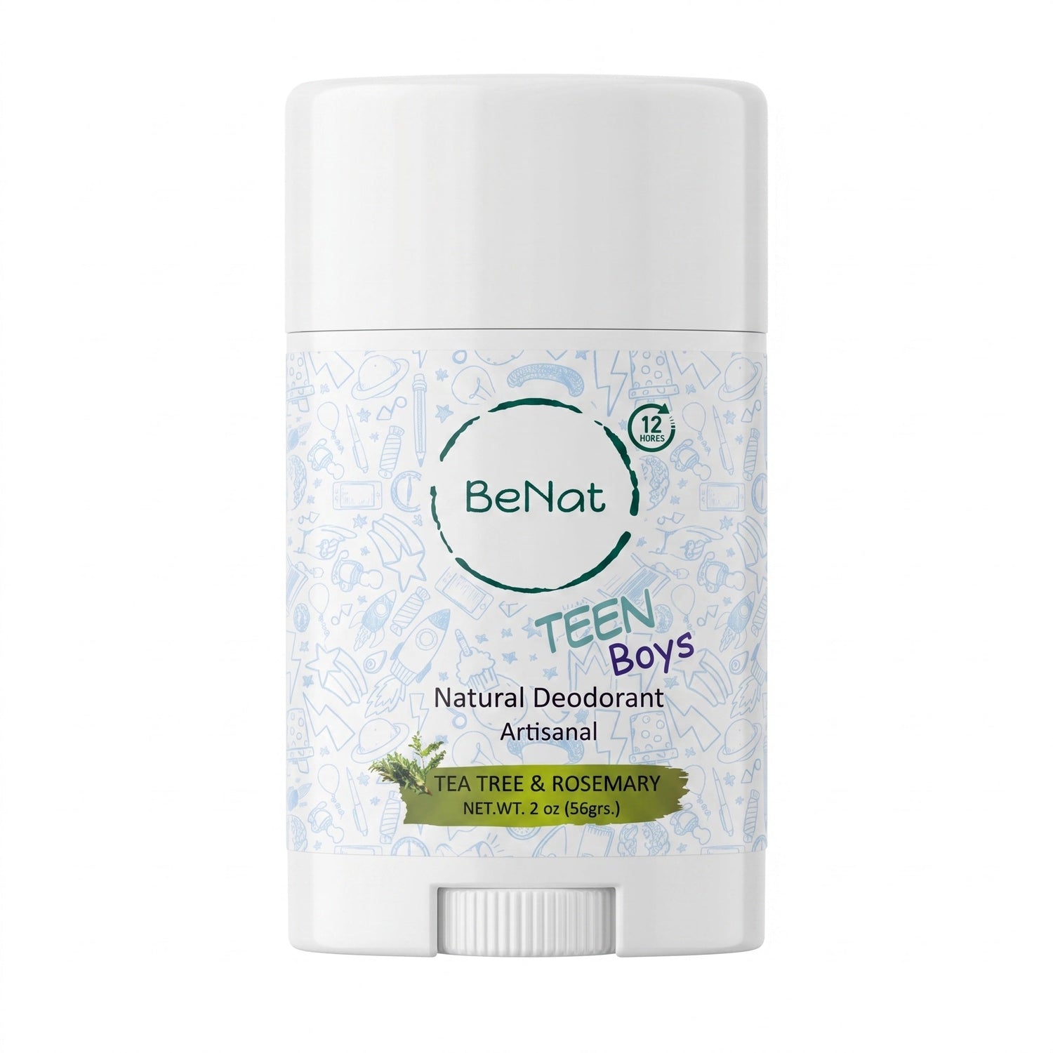 All-Natural Deodorant for Kids &amp; Teens by BeNat