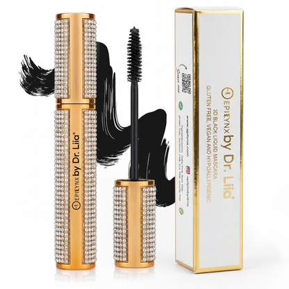 Mega Volume Vegan Mascara – Smudge-Proof with Handmade Diamond Case by EpiLynx