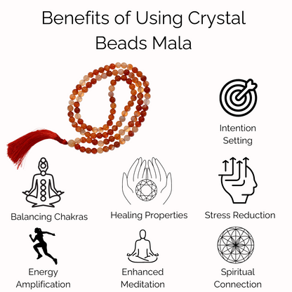 7 Chakra Mala 108 Prayer Beads Mediation Mala Jap Mala.  DestGlow