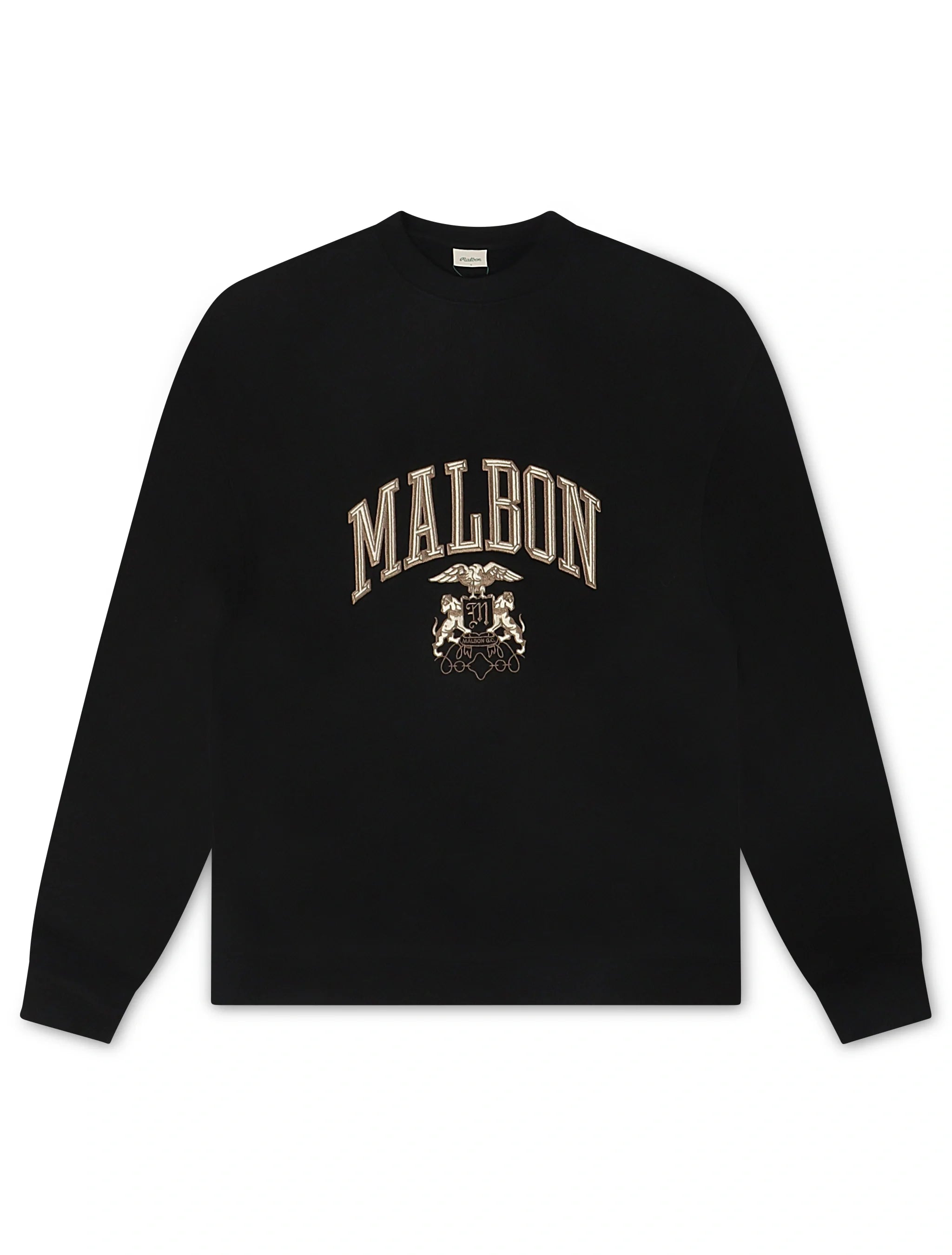 Malbon Range Oxford Sweatshirt - Black by Denim Exchange