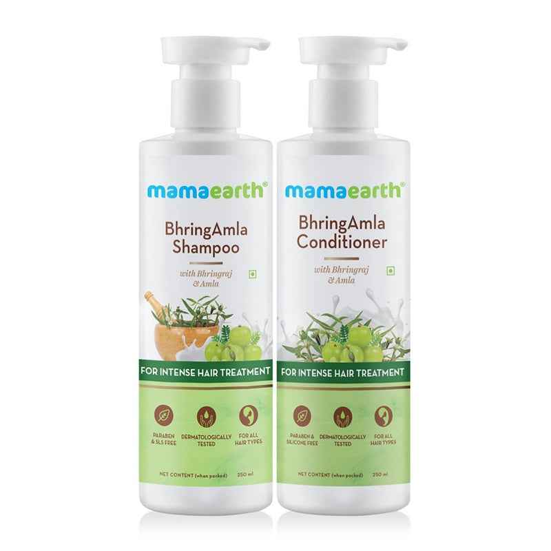 Mamaearth Bhringamla Shampoo &amp; Conditioner Combo