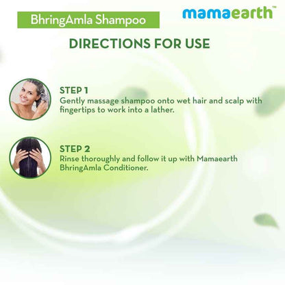 Mamaearth Bhringamla Shampoo &amp; Conditioner Combo