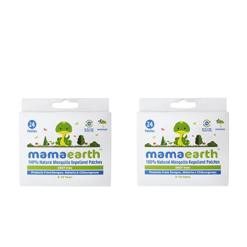 Mamaearth Natural Repellent Mosquito Patches for Babies, 24 pcs