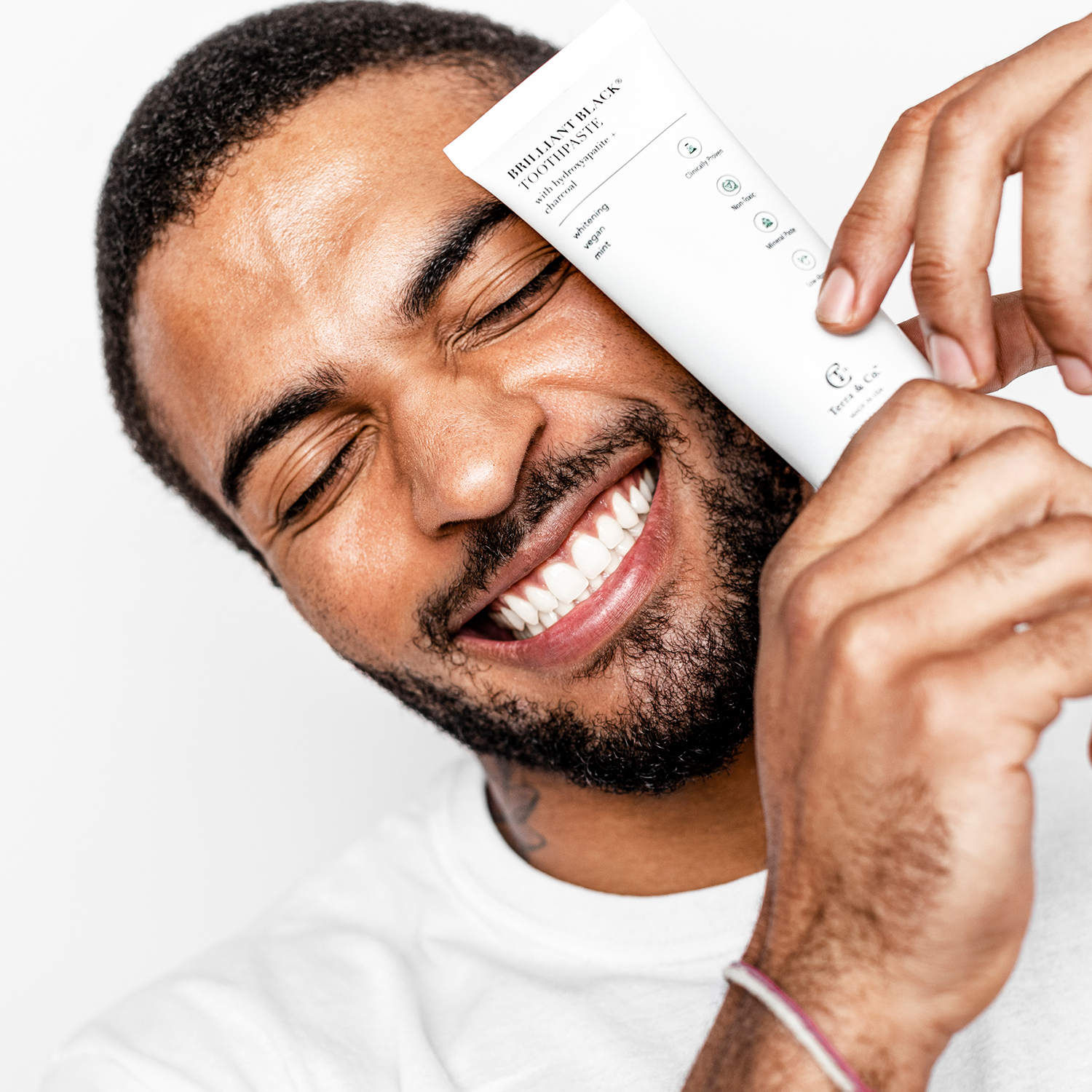 Brilliant Black® Toothpaste | Fluoride-Free Activated Charcoal Whitening – Terra &amp; Co.