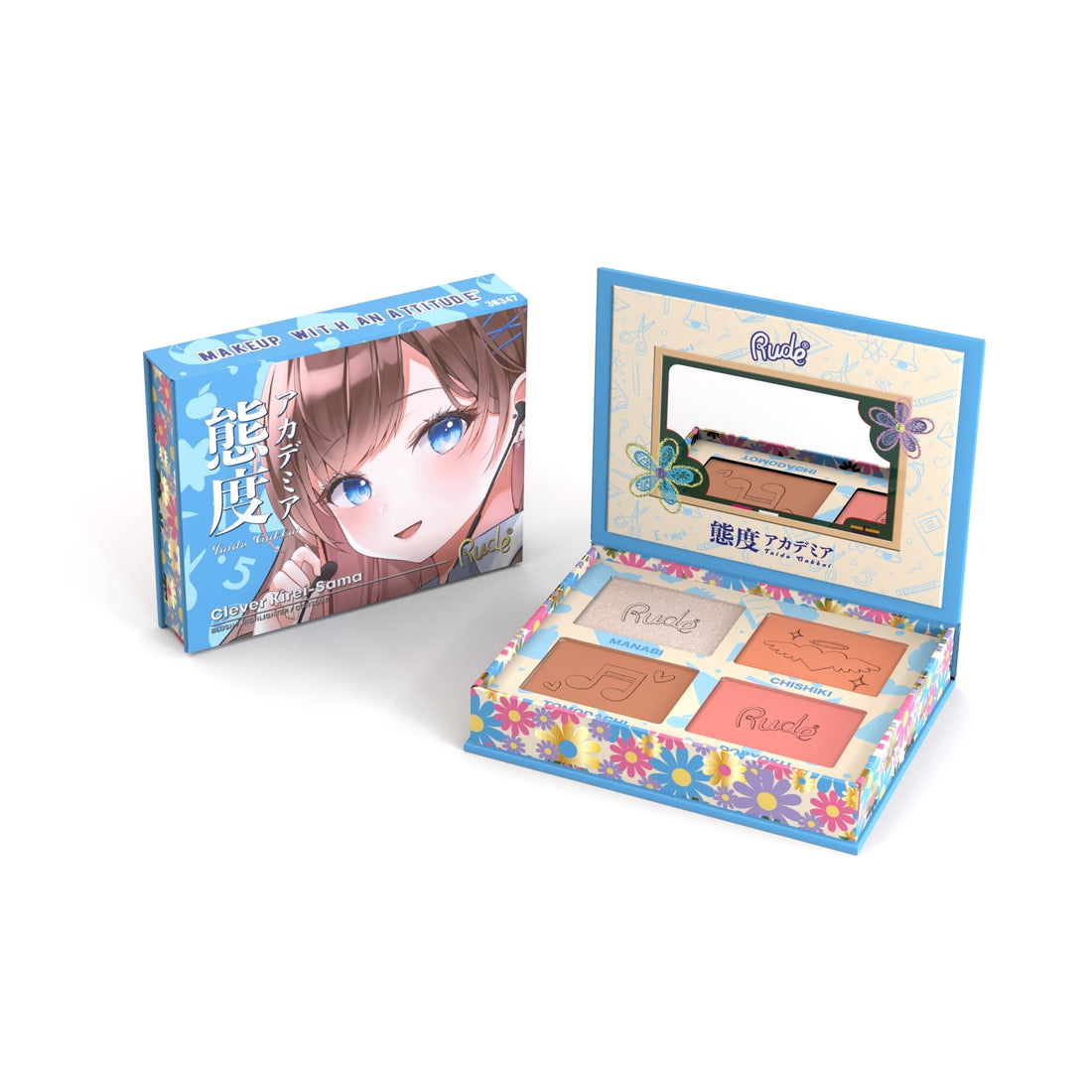 RUDE Manga Face Palette - Clever Kirei-Sama - DestGlow
