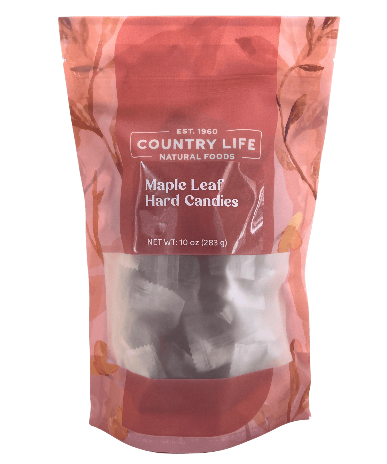 Maple Leaf Hard Candies, Individually Wrapped by Country Life Natural Foods